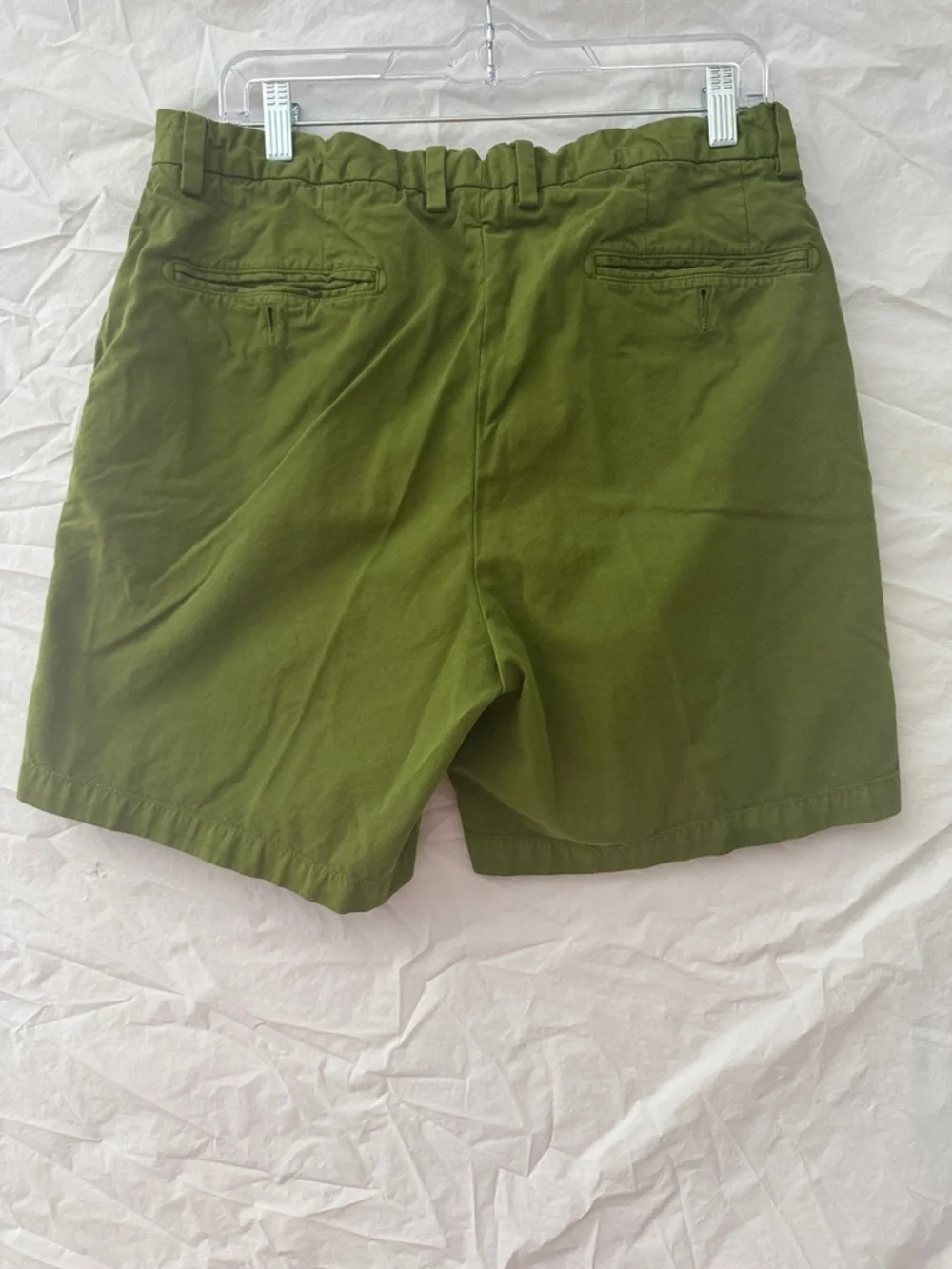Orvis Olive Green Flat-Front Men's Shorts